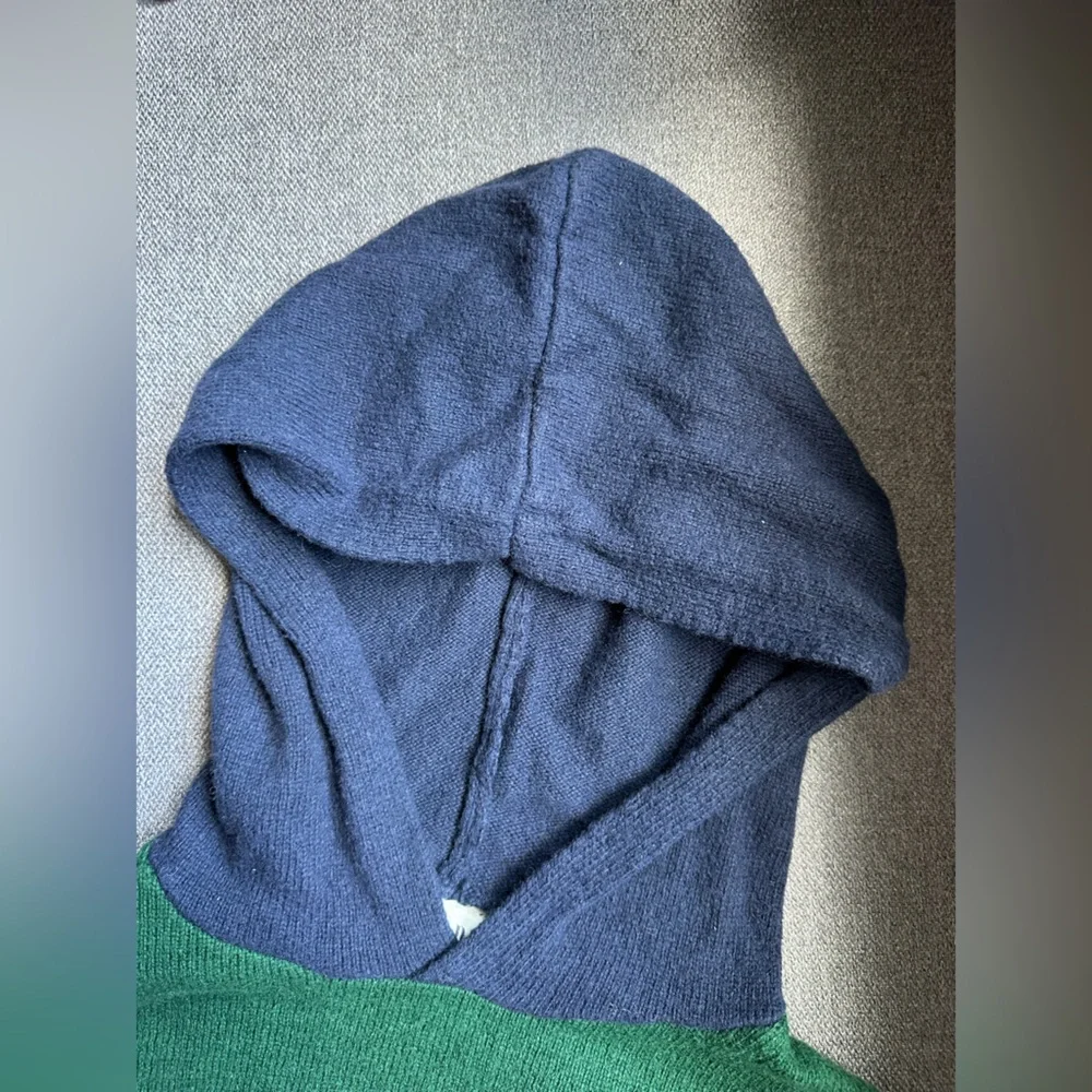 Gap Kids Cotton Wool Knit Epic Statement Long Sleeve Sweater With Hood